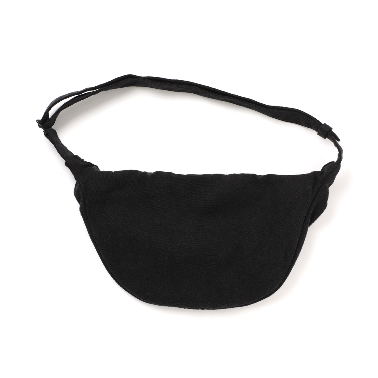 COMOLI / コモリ | シルクネップ ウエストバッグ - Black | 通販