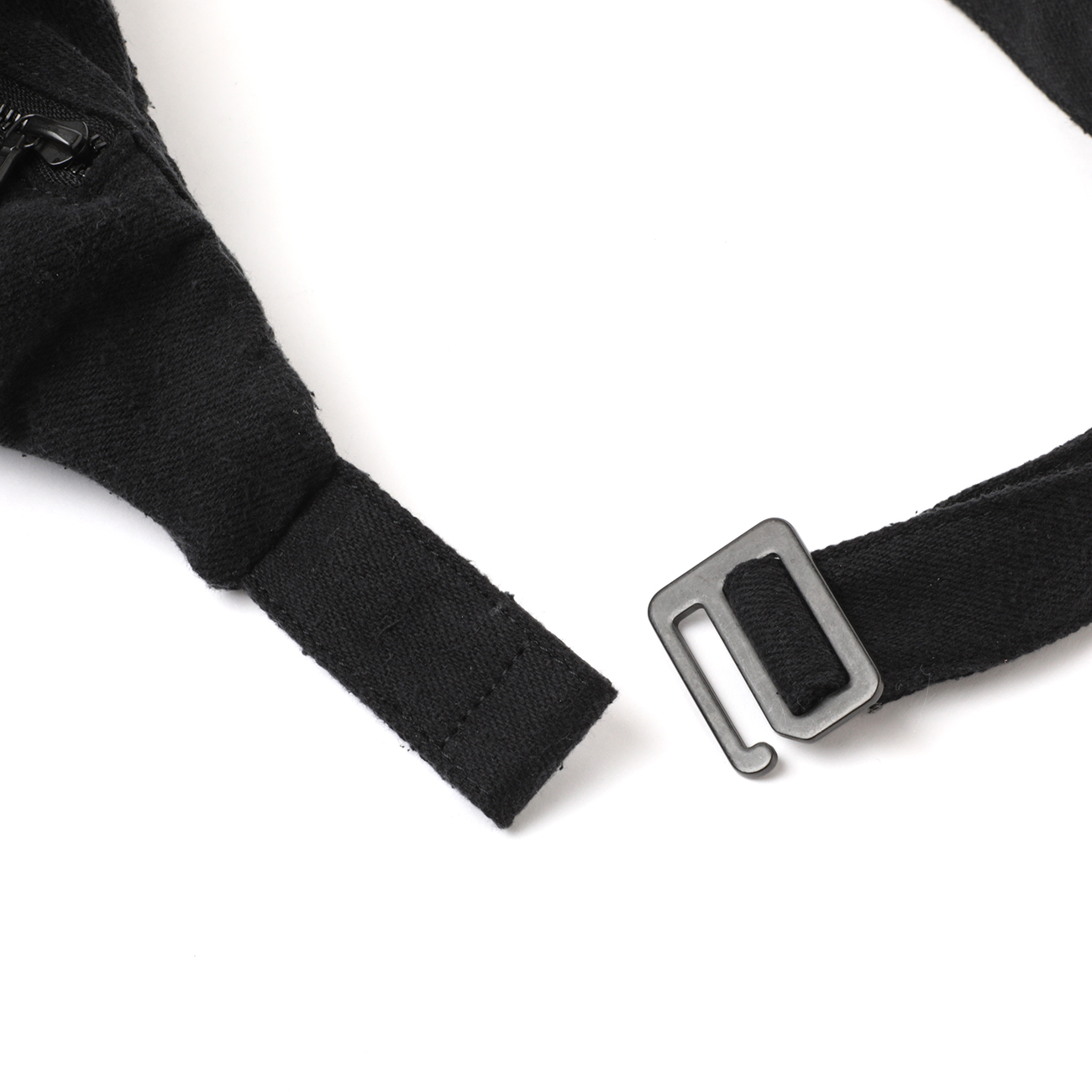 COMOLI / コモリ | シルクネップ ウエストバッグ - Black | 通販