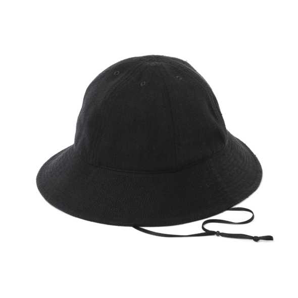 COMOLI / コモリ | シルクネップ ハット - Black | 通販 - 正規取扱店