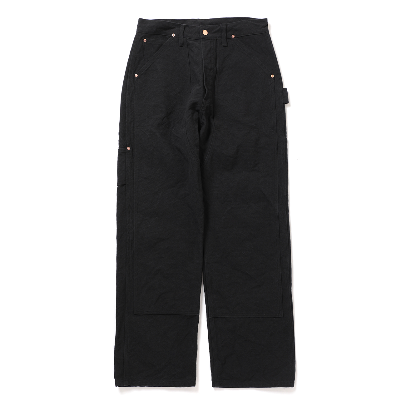 COMOLI / コモリ | コットンダック ペインターパンツ - Black | 通販