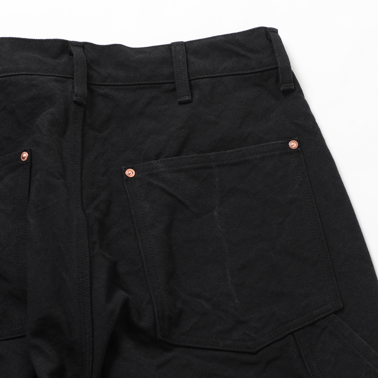 COMOLI コットンダック ペインターパンツ 黒 25SS COMOLI / コモリ | コットンダック ペインターパンツ - Black | 通販