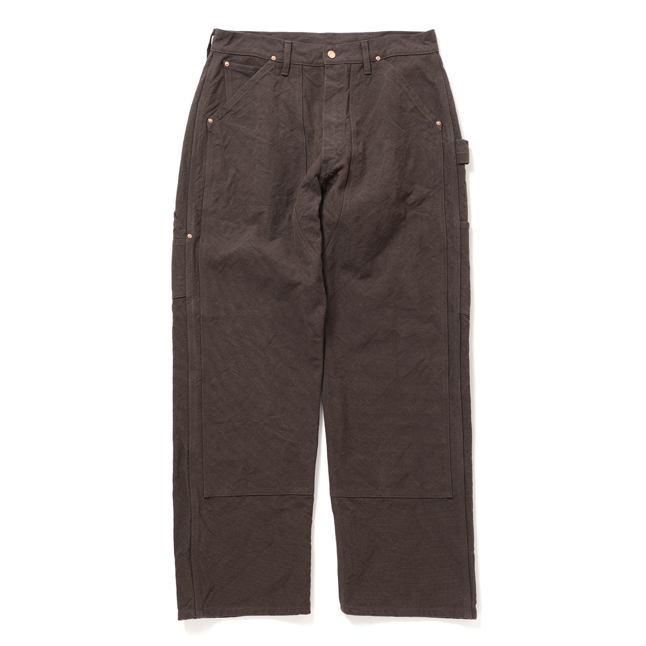 COMOLI / コモリ | コットンダック ペインターパンツ - Brown | 通販