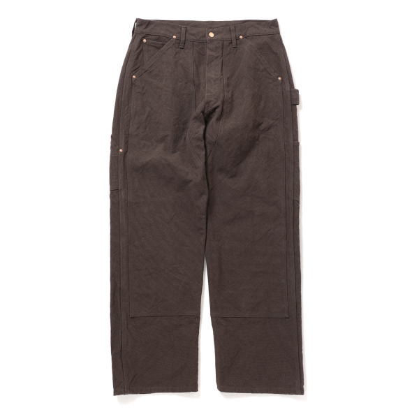 COMOLI / コモリ | コットンダック ペインターパンツ - Brown | 通販