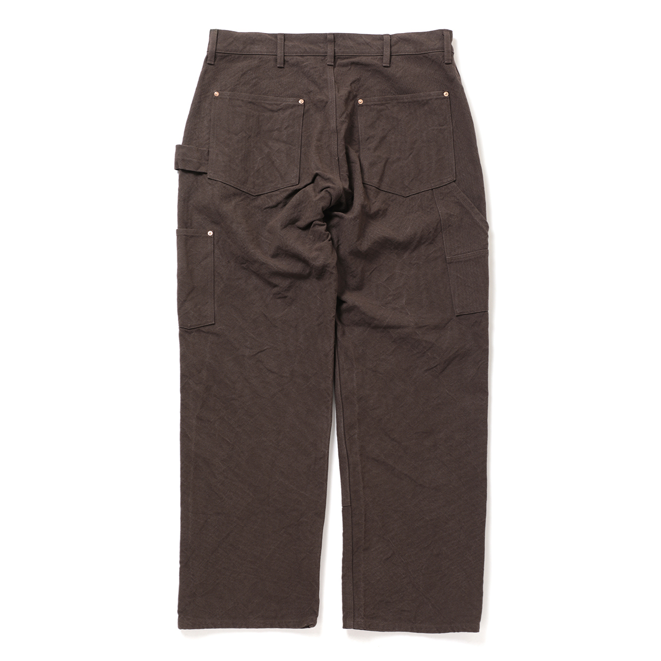 COMOLI / コモリ | コットンダック ペインターパンツ - Brown | 通販