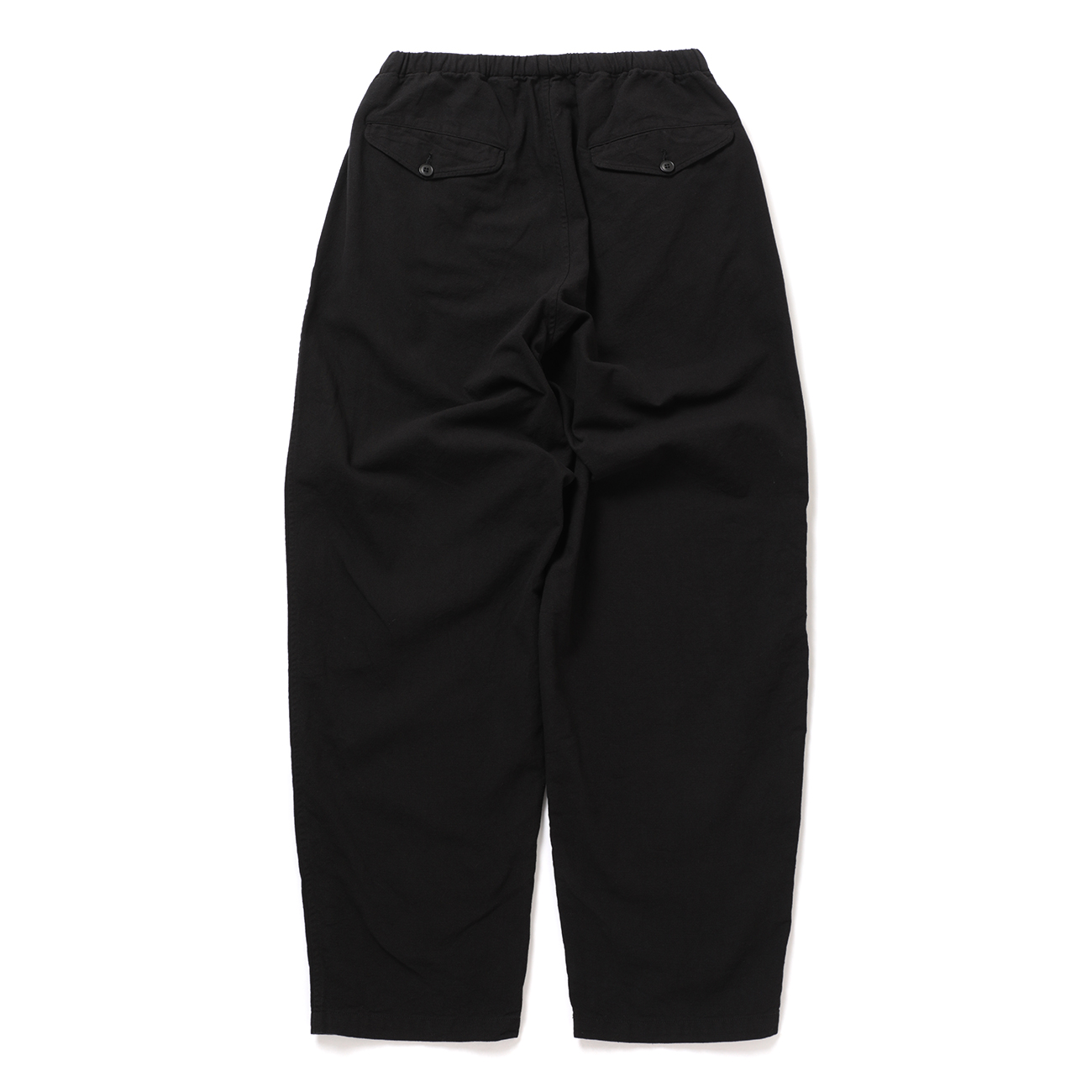 COMOLI / コモリ | コットンダックス テーパードパンツ - Black | 通販