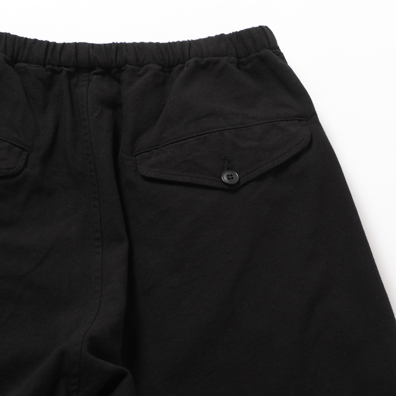 COMOLI / コモリ | コットンダックス テーパードパンツ - Black | 通販