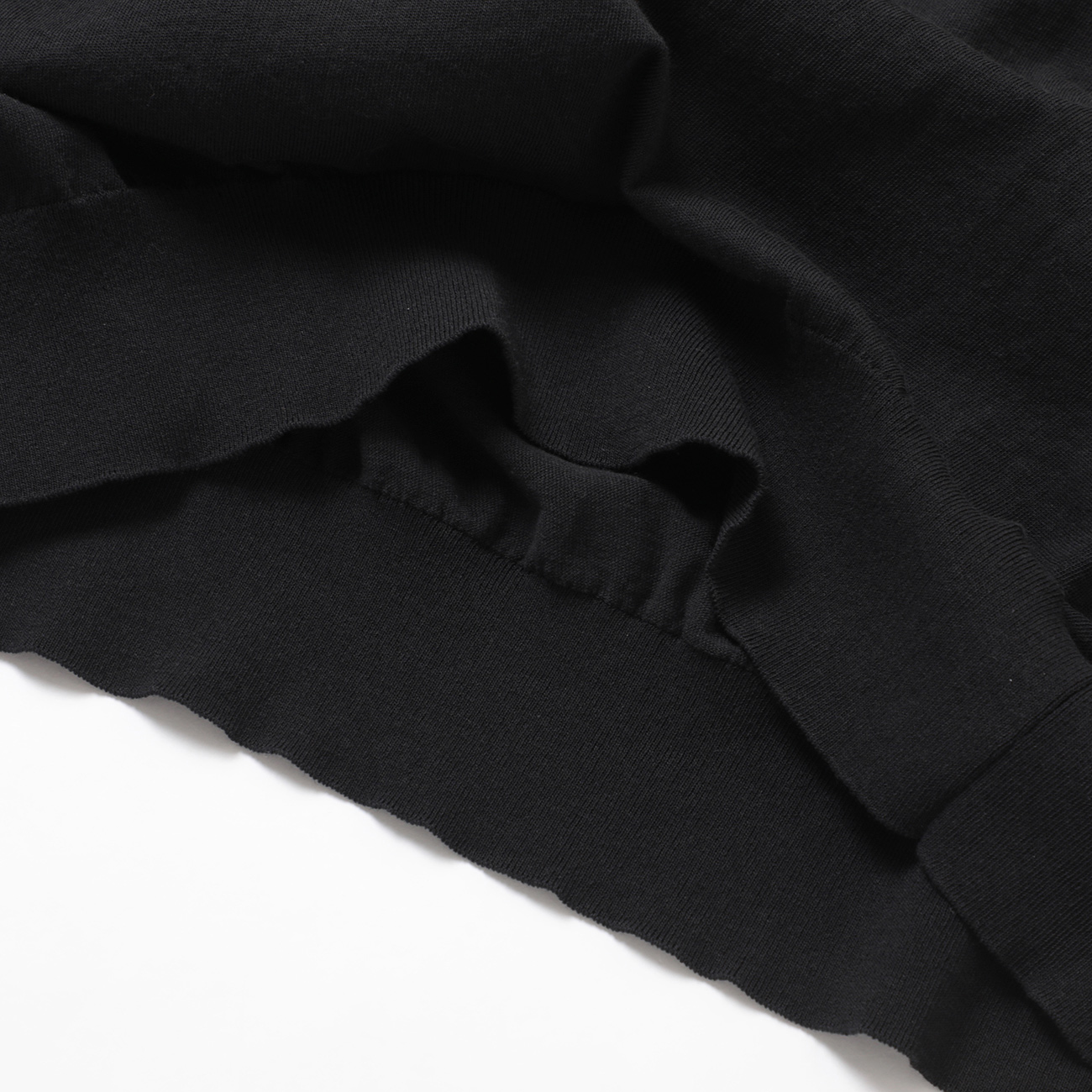 COMOLI / コモリ | コットン クルーネックニット - Black | 通販