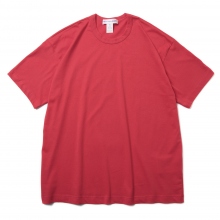 COMME des GARCONS SHIRT | cotton jersey plain 165gr with CDG SHIRT logo back - Red