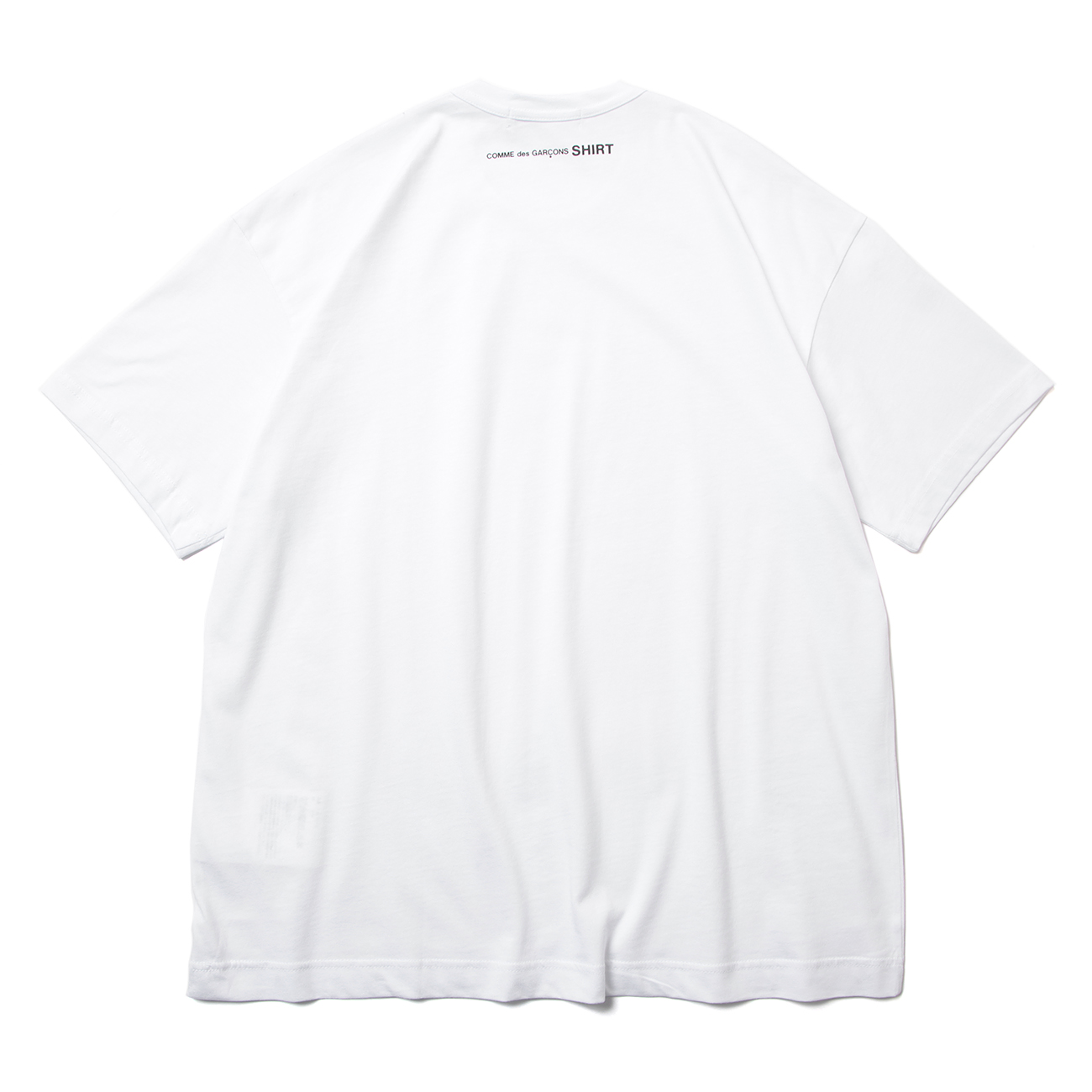 cotton jersey plain with CDG SHIRT logo on front - big T / Long Tshirt