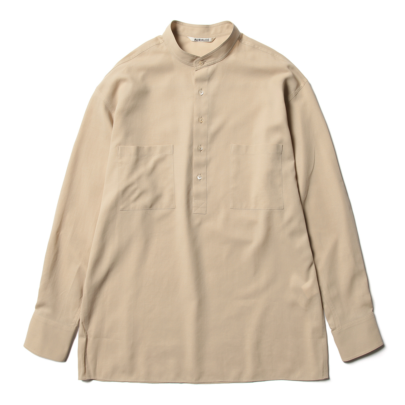 AURALEE / オーラリー | SHUTTLE GEORGETTE CLOTH P/O SHIRTS (メンズ