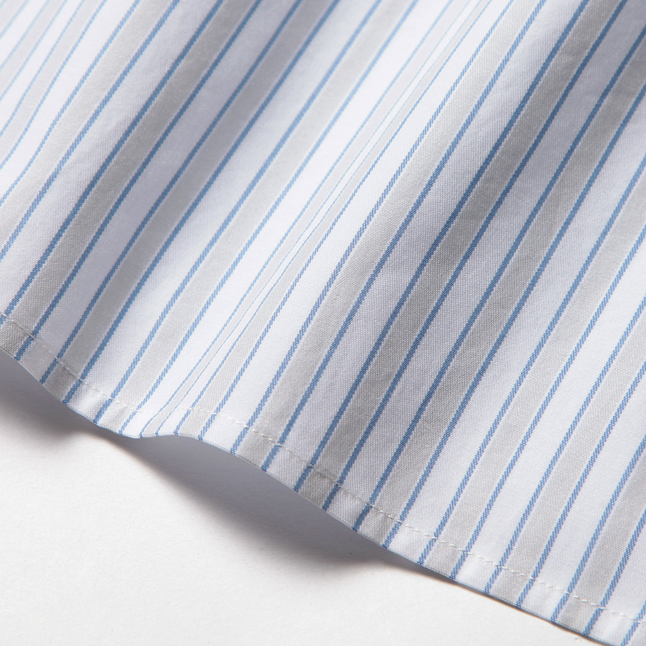 AURALEE / オーラリー | WASHED FINX TWILL STRIPE SHIRTS (メンズ