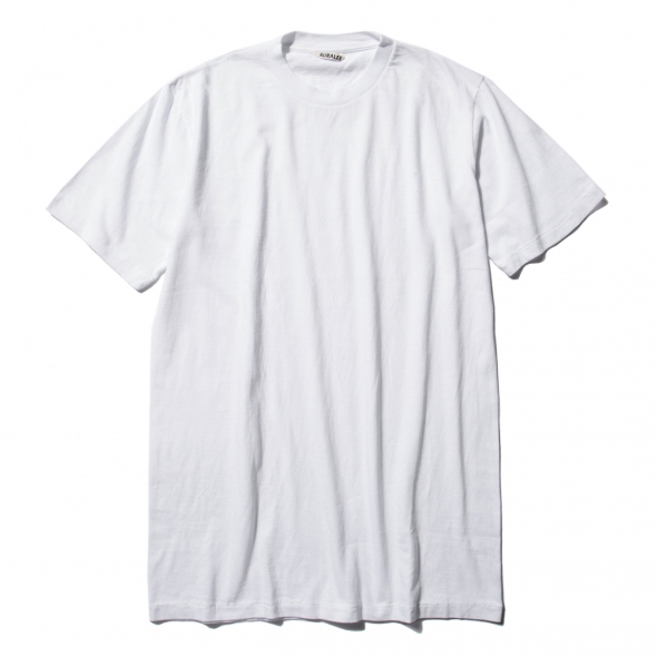 【haru】AURALEE ホワイト 長袖カットソー　サイズ5 AURALEE＞LUSTER LONGSLEEVE T―SHIRT/Tシャツ