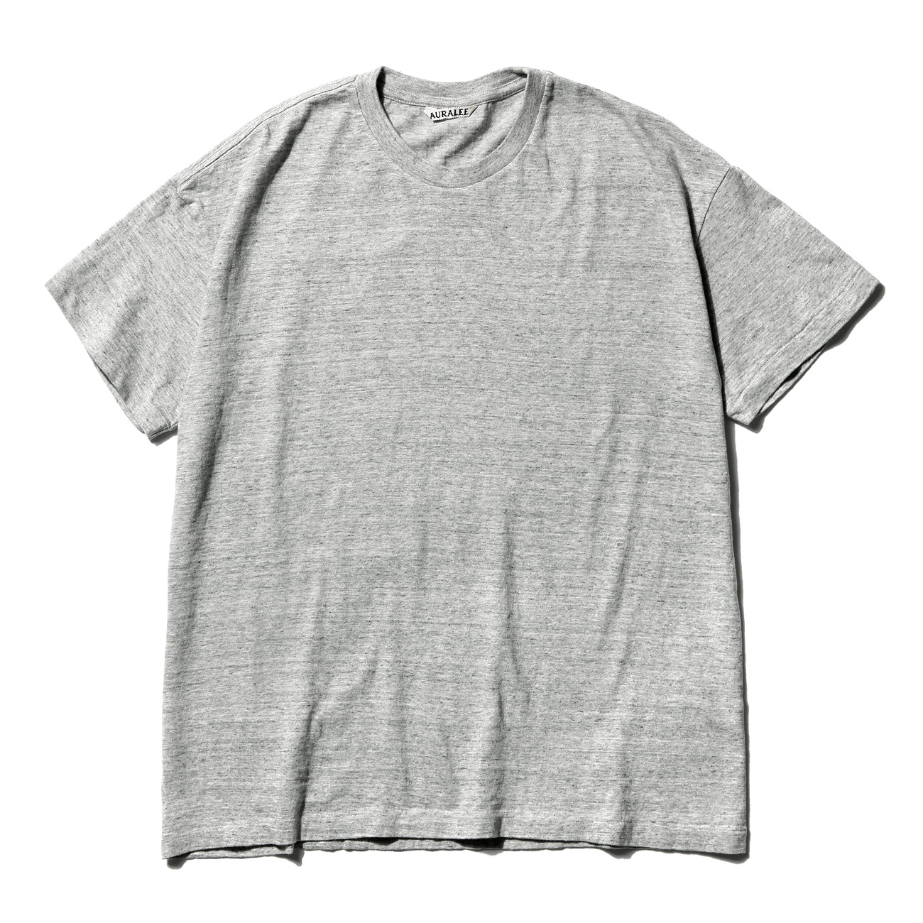 AURALEE / オーラリー | SEAMLESS CREW NECK TEE (メンズ) - Top Gray