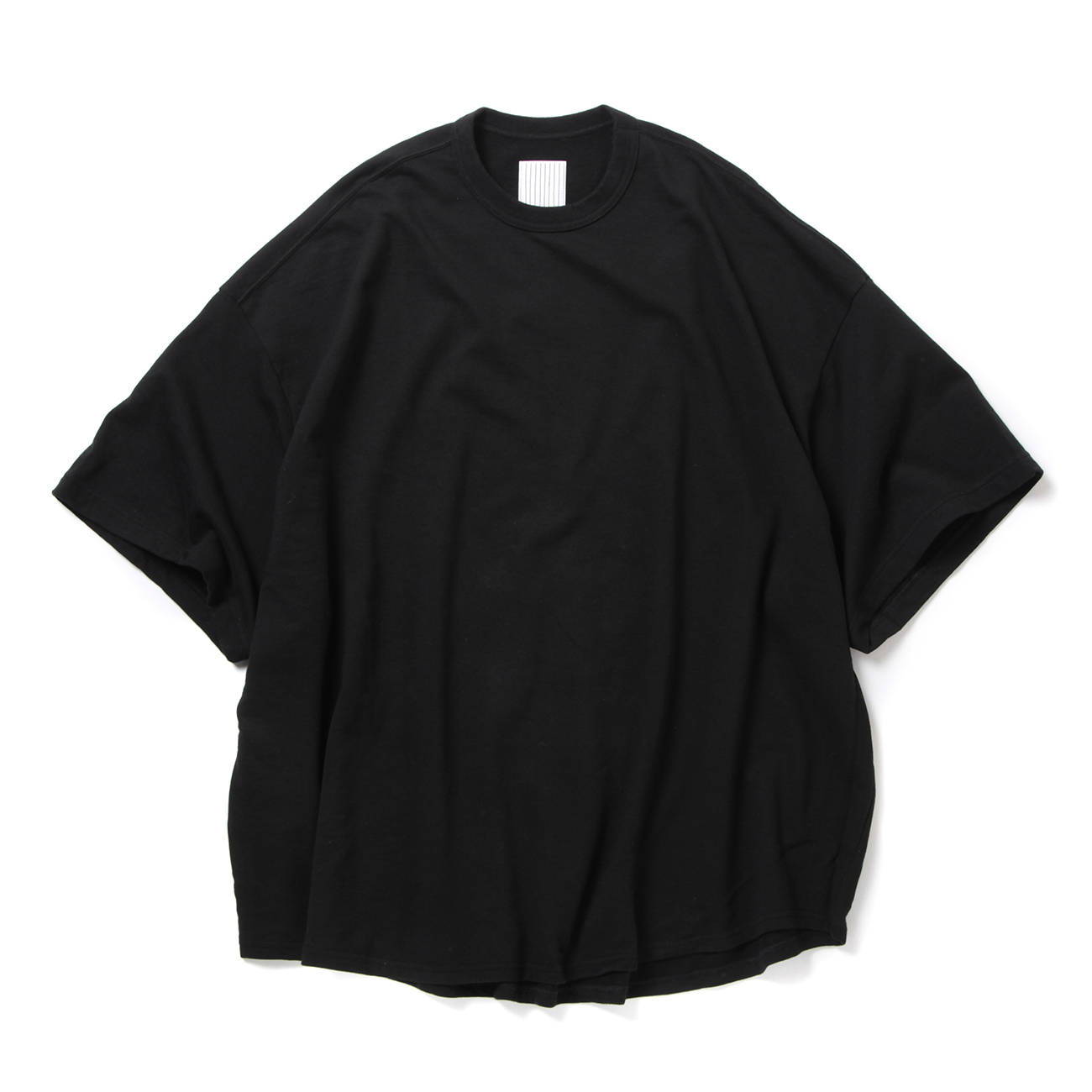 SUPER BIG ROUND TEE - Black