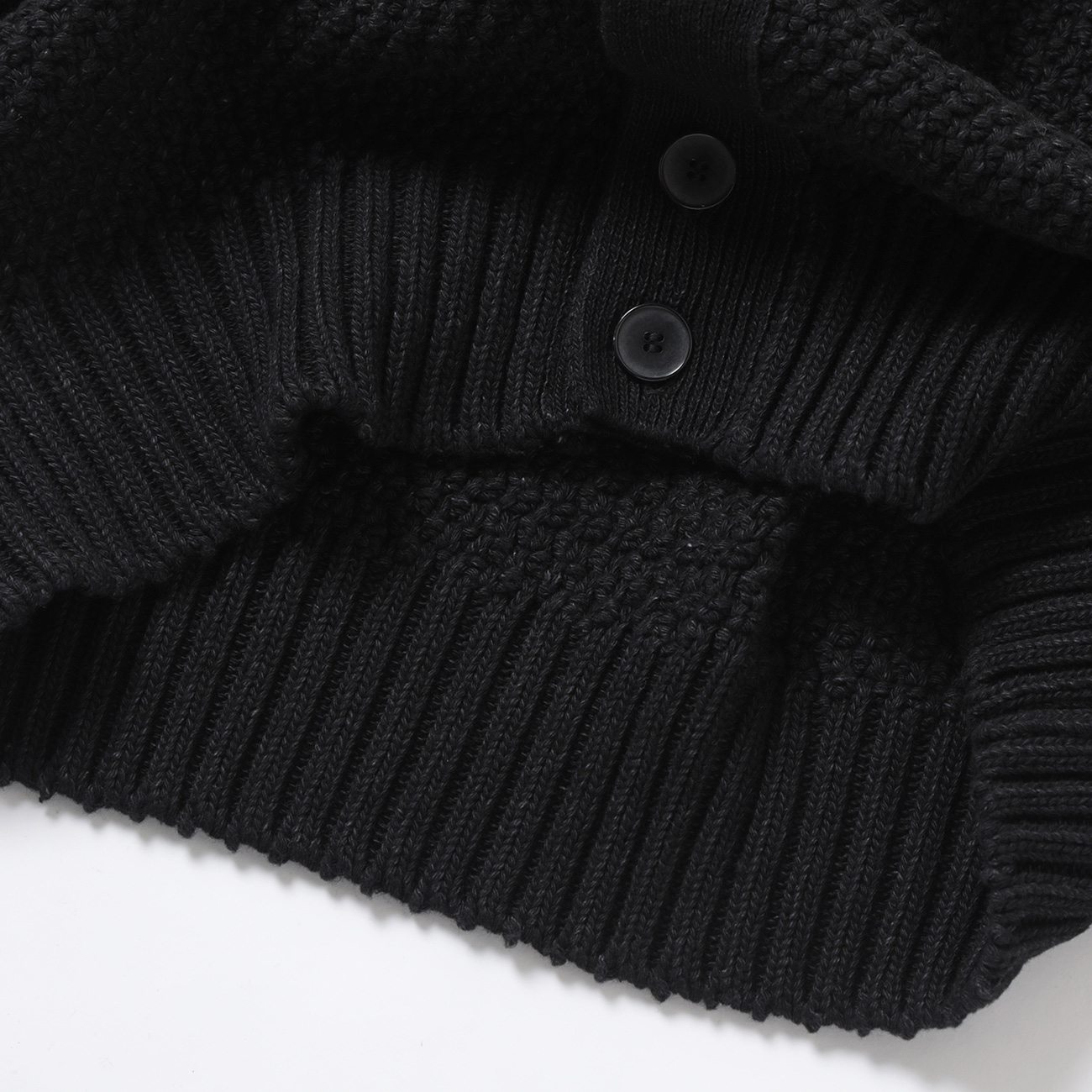 COMOLI / コモリ | 5G ニットカーディガン - Black | 通販