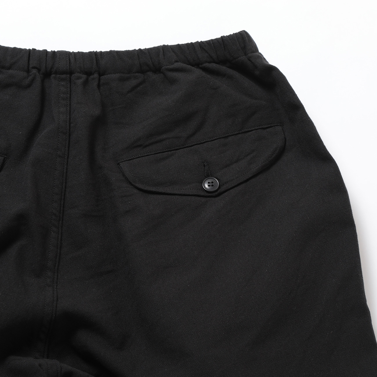 COMOLI / コモリ | コットンダックス テーパードパンツ - Black COMOLI / コモリ | コットンダックス テーパードパンツ - Black