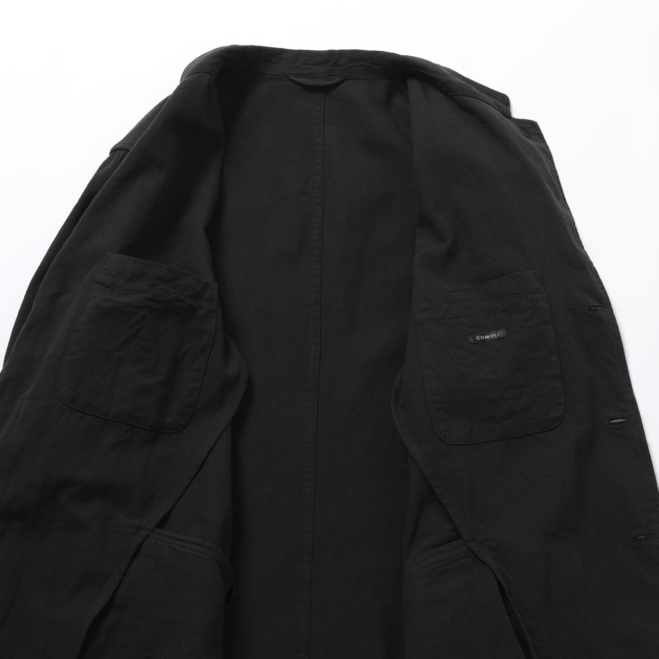 COMOLI / コモリ | コットンダックス ジャケット - Black | 通販 COMOLI / コモリ | コットンダックス ジャケット - Black | 通販