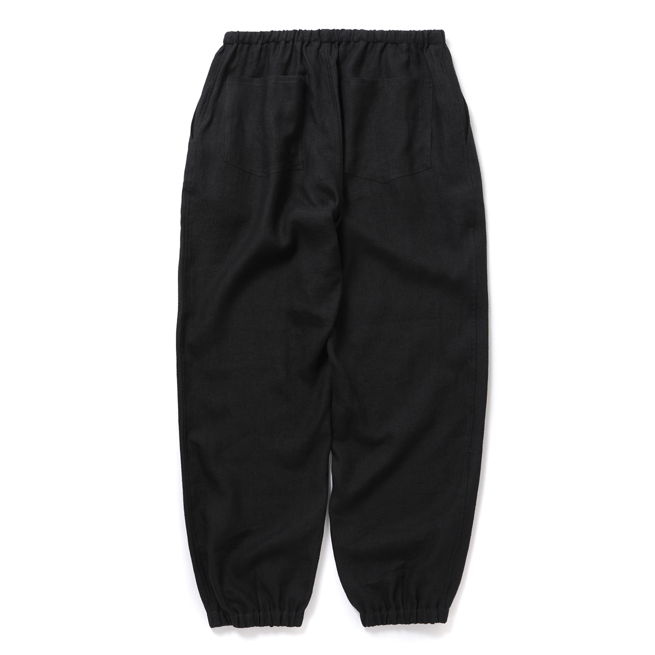 COMOLI / コモリ | カナパ ドローストリングパンツ - Black | 通販