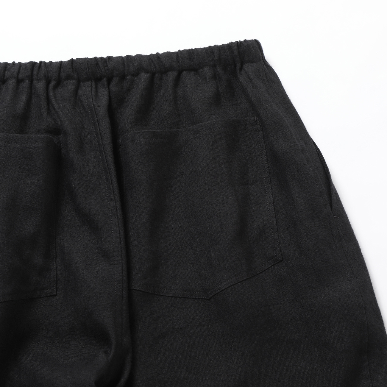 COMOLI / コモリ | カナパ ドローストリングパンツ - Black | 通販 
