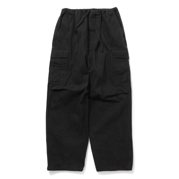 COMOLI / コモリ | ブラックドリル 6Pパンツ - Black | 通販 COMOLI / コモリ | ブラックドリル 6Pパンツ - Black | 通販