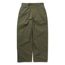 ENGINEERED GARMENTS / エンジニアドガーメンツ | Officer Pant - Cotton Sanded Cloth - Olive