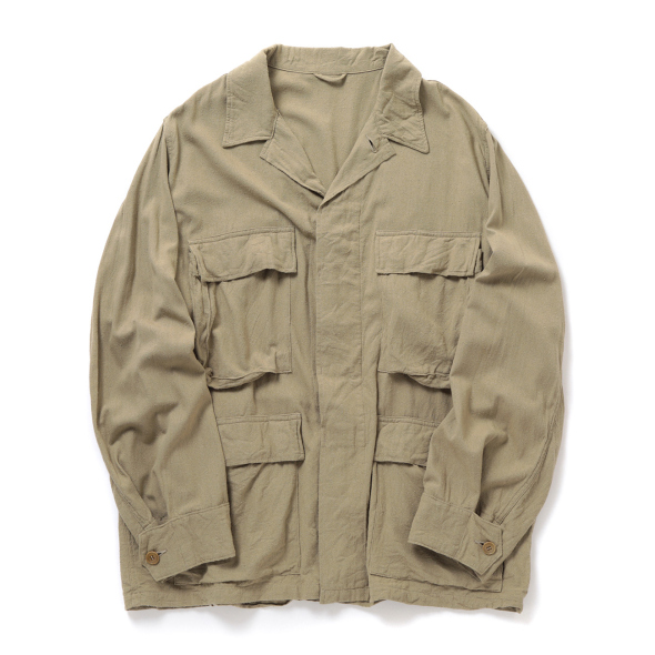 COMOLI / コモリ | ローシルク B.D.Uジャケット - Khaki | 通販