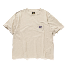 Needles / ニードルズ | S/S Pocket Tee - Cotton Jersey - Beige