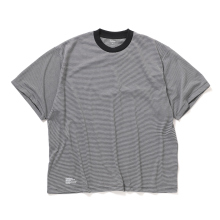 FreshService / フレッシュサービス | MICRO BORDER S/S TEE - White × Black