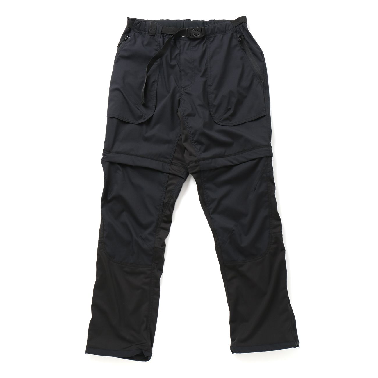 and wander / アンドワンダー | trek 2way pants - Black | 通販