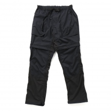 and wander / アンドワンダー | trek 2way pants - Black | 通販