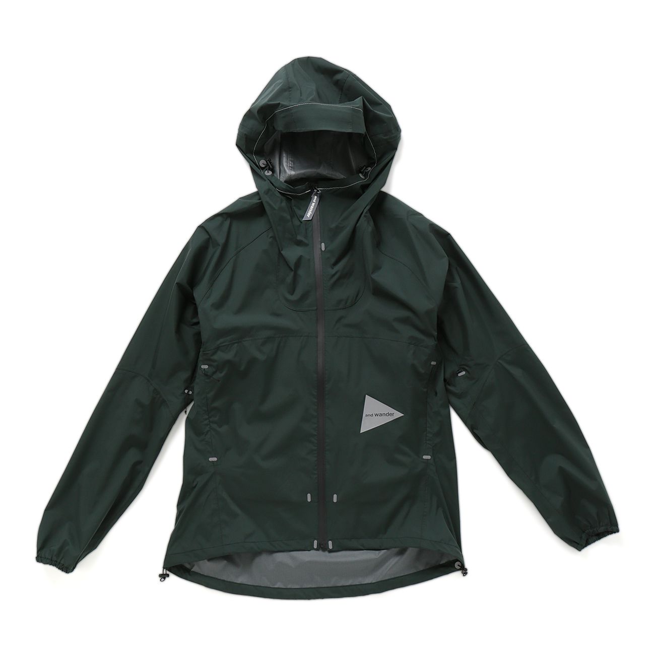 and wander / アンドワンダー | light rain jacket - Green