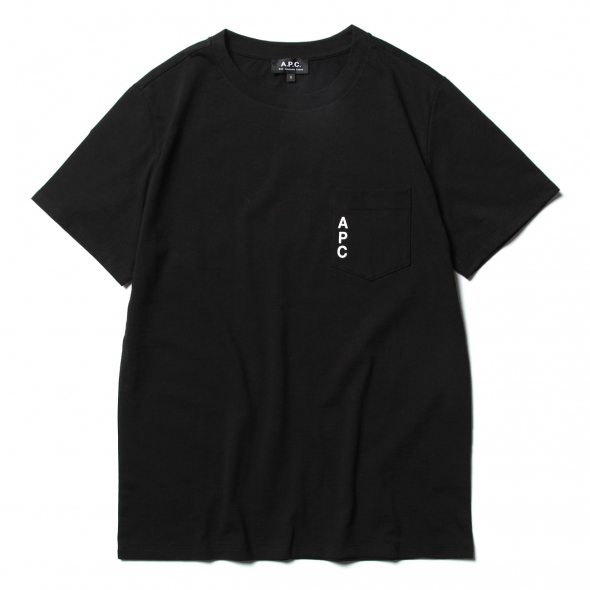 A.P.C. 黒 Tシャツ Lサイズ ポケット付き 楽天市場】A.P.C.(アーペーセー) ポケット Tシャツ Emblem