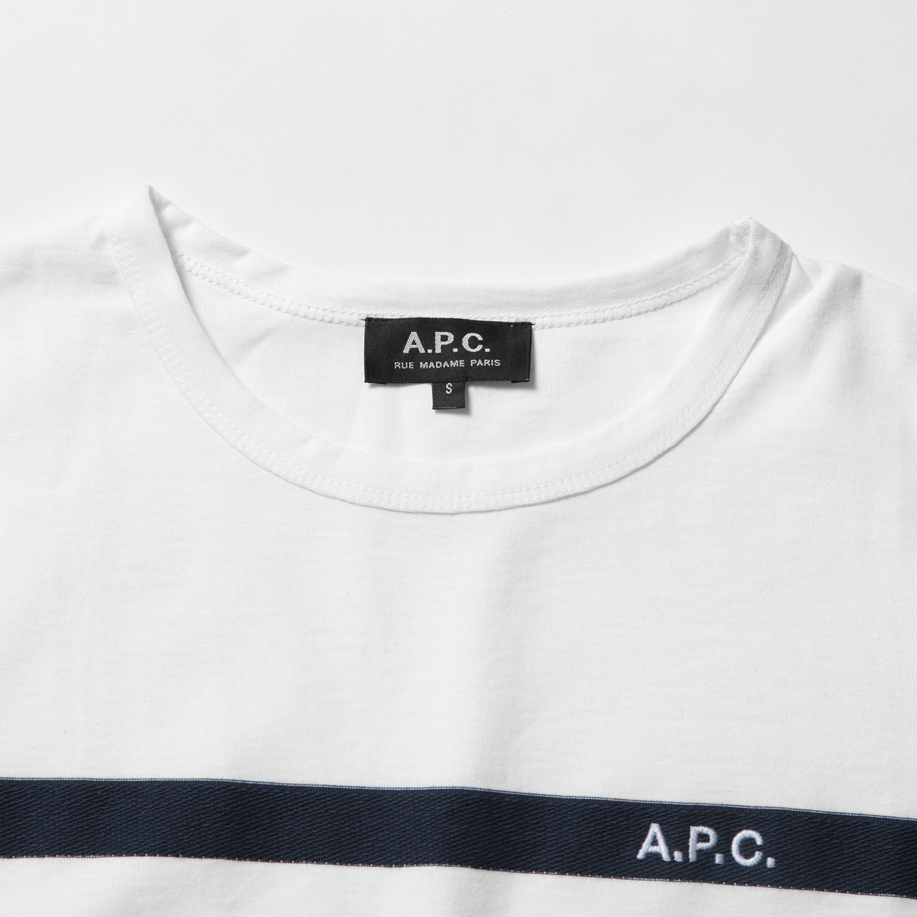 【専用品】A.P.C. ロゴ Tシャツ ホワイト　エコバッグ　アーペーセー A.P.C. / アーペーセー | Yukata ホワイトTシャツ - FEMME (レディース