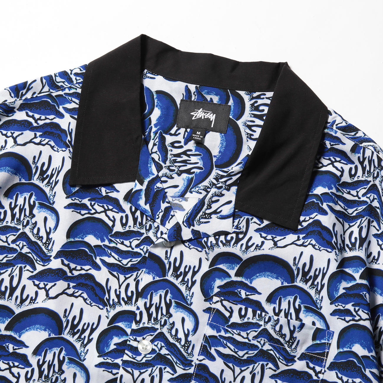 STUSSY / ステューシー | Coral Pattern Shirt - Blue | 通販 - 正規