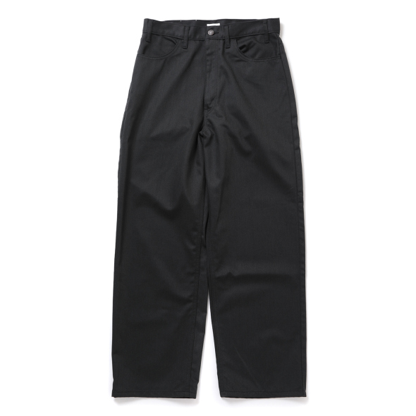 CIOTA / シオタ | T/C Twill 4 Pocket Pants (Baggy) - Black