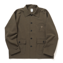 South2 West8 / サウスツーウエストエイト | Hunting Shirt - Poly Oxford - Brown