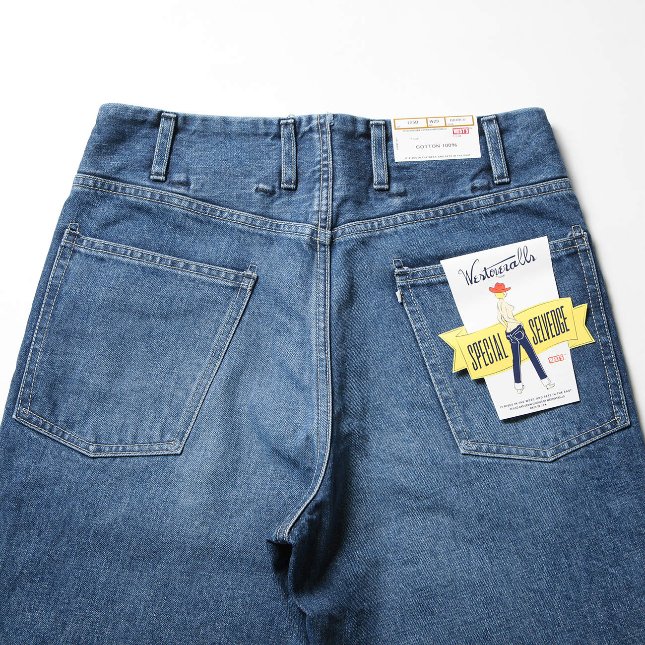 WESTOVERALLS / ウエストオーバーオールズ | DENIM TROUSERS 105B