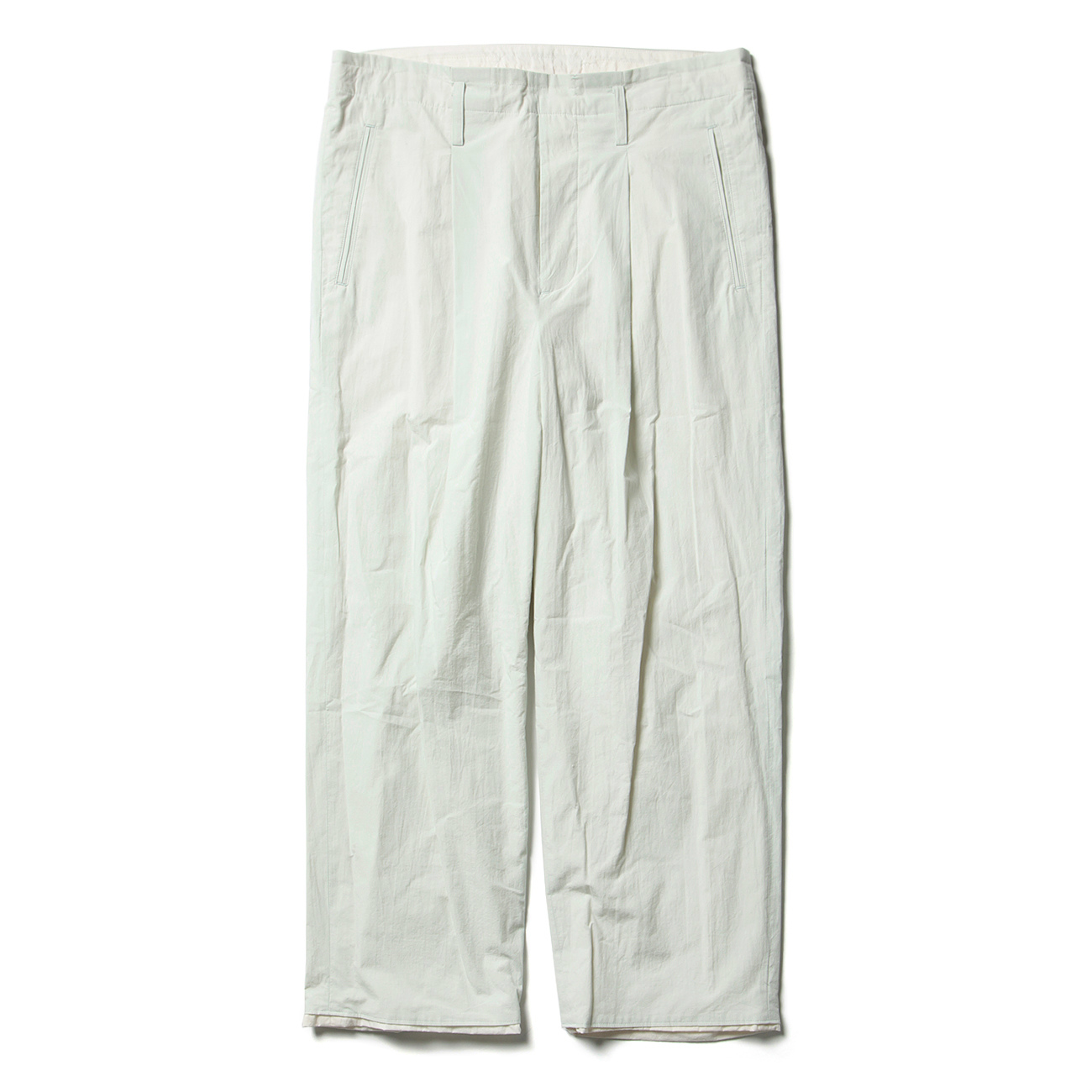 URU / ウル | 1 TUCK PANTS / COTTON PIN WEATHER - L.Mint | 通販 - 正規取扱店 |  COLLECT STORE / コレクトストア