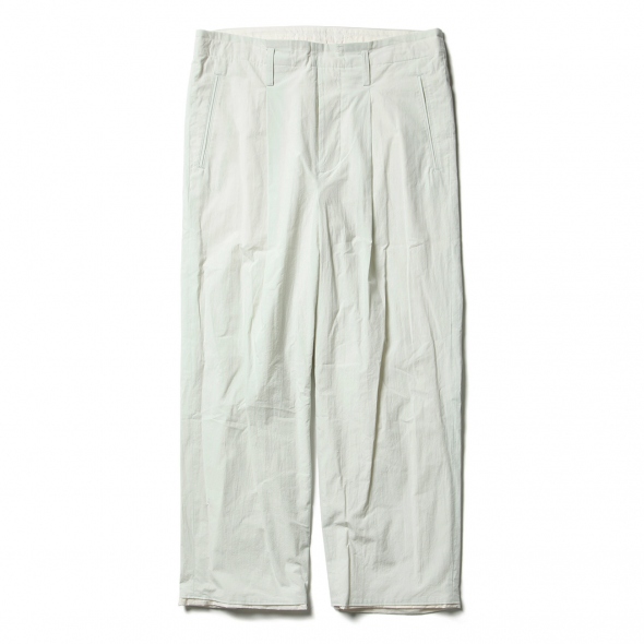 URU / ウル | 1 TUCK PANTS / COTTON PIN WEATHER - L.Mint | 通販
