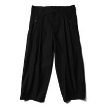 ヨウジヤマモトCOTTON TWILL TAB PANTS Yohji Yamamoto POUR HOMME / ヨウジ ヤマモト | COTTON TWILL