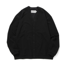 CURLY / カーリー | RELAXING CARDIGAN solid - Black
