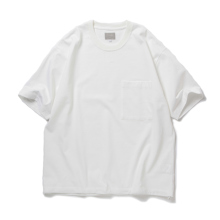 CURLY / カーリー | DRAWSTRING HEAVY PLATING S/S TEE - White
