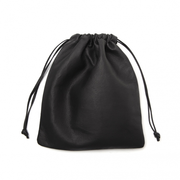 財布・ケース・小物入れ Aeta DA76 DOUBLE FACED POUCH L BLACK Aeta / アエタ | DA76 Double Faced DRAWSTRING POUCH : L