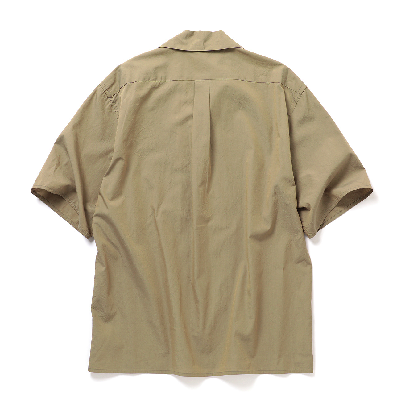 BLURHMS ブラームス L/Sシャツ/BHS21F002LE blurhms / ブラームス | Chambray Open-Collar Shirt - Olive