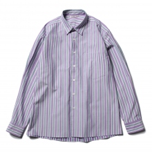AURALEE STRIPE SHIRT オーラリー　シャツ AURALEE(オーラリー) 23SSFINX POLYESTER STRIPE SHIRT