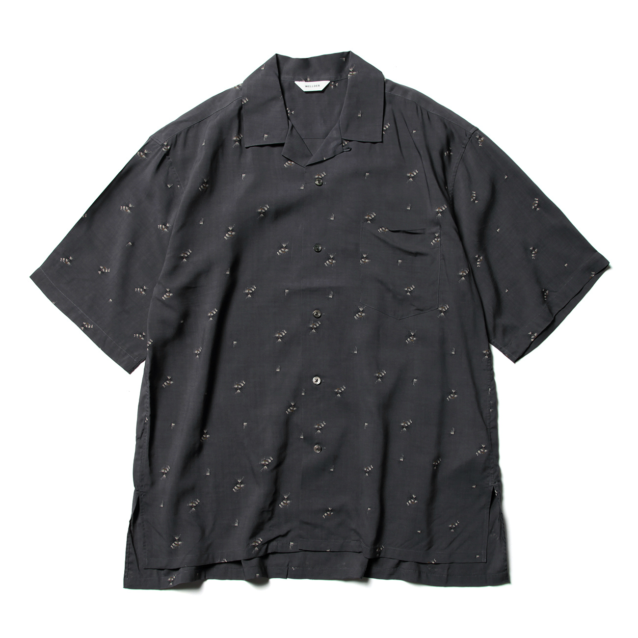 WELLDER / ウェルダー | Short Sleeves Open Collar Shirt - Gray | 通販 - 正規取扱店 |  COLLECT STORE / コレクトストア