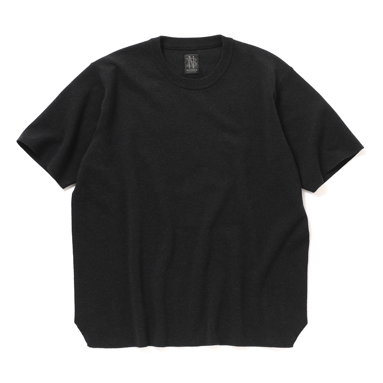 BATONER / バトナー | 32G SMOOTH KNIT T-SHIRT (レディース