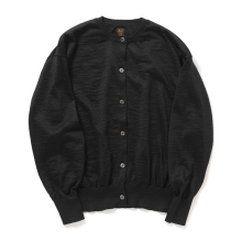 BATONER / バトナー | CHOMA CREW NECK CARDIGAN (レディース) - Black