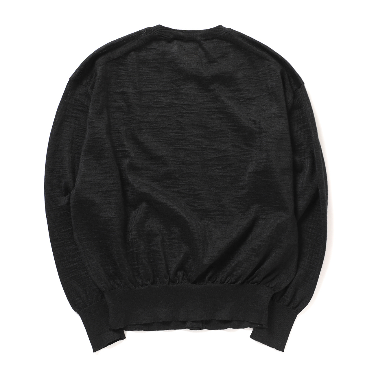 BATONER / バトナー | CHOMA CREW NECK CARDIGAN (レディース) - Black