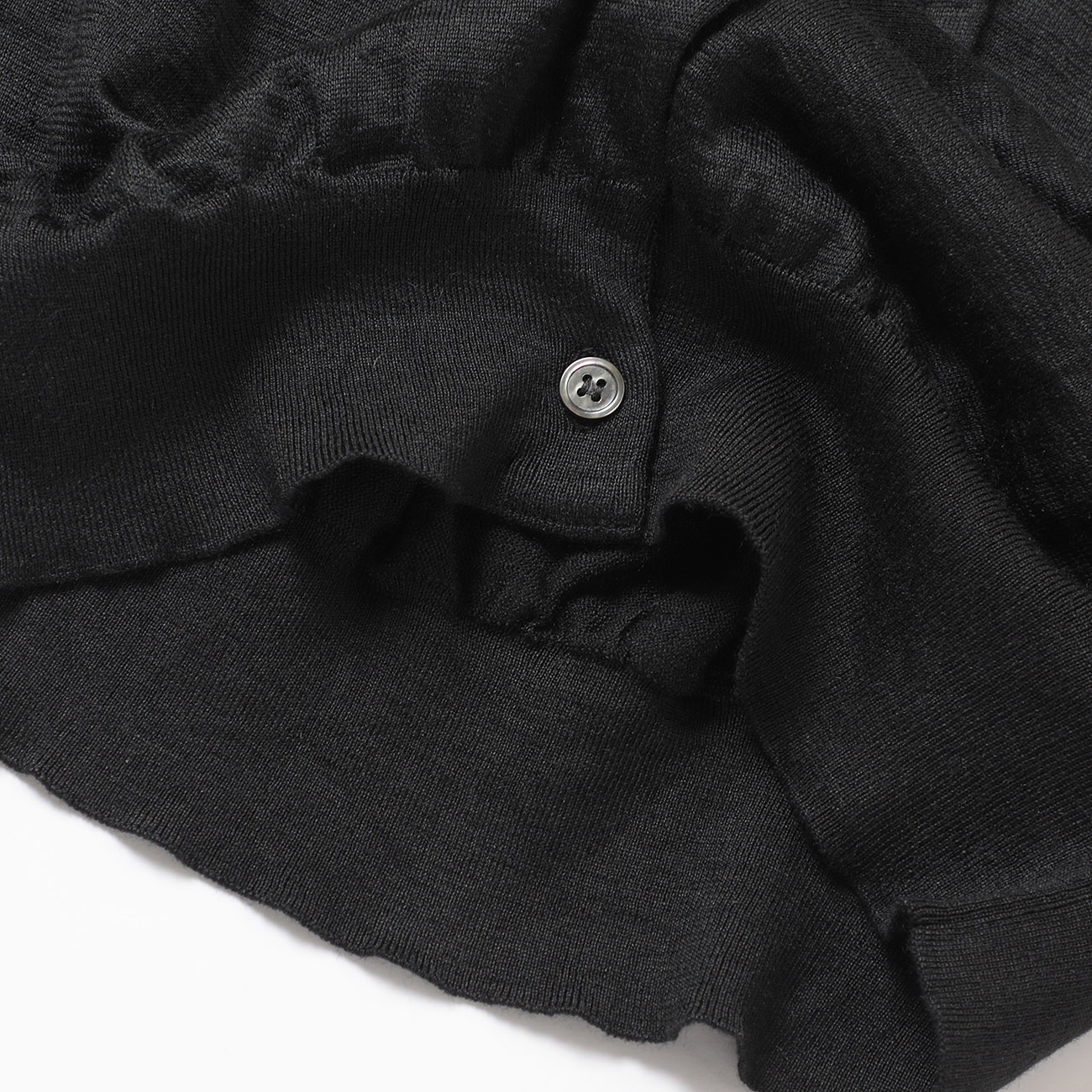BATONER / バトナー | CHOMA CREW NECK CARDIGAN (レディース) - Black